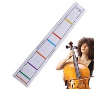 Marcador de posición de dedos, pegatinas para entrenamiento de práctica principiantes, etiqueta adhesiva duradera para guías de dedos