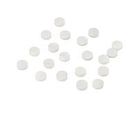 Marcador de posición de guitarra, 20 piezas de puntos de diapasón con incrustaciones de concha, punto de marcado de tablero de traste blanco para guitarra, bajo, ukelele, (6 mm/0,24 pulgadas)