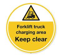 Marcador de seguridad de suelo de área de carga de carretilla elevadora, adhesivo de vinilo antideslizante, señales de seguridad de riesgo de fábrica de Wearhouse