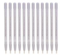 Marcador de tela de tinta de desaparición Pen 12pcs Invisible Marking Pen Conjunto de bolígrafos Multifuncionales Tinta de desvanecimiento automático Eco