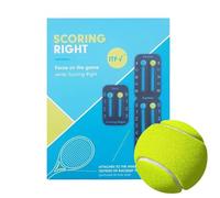 Marcador de tenis pequeño, contador de puntuación de pádel: fuerte marcador adhesivo de seguimiento de puntos, equipo de tenis portátil, soporte de contador de puntos, accesorios de paddle fácil de