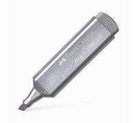 Marcador Fluorescente FABER-CASTELL Textliner Metallic Plata Metálico