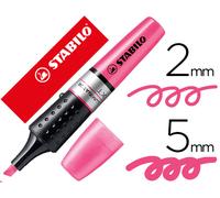 Marcador de tinta líquida rosa Stabilo Boss Luminator