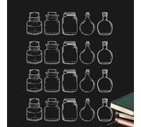 Marcador floral DIY,Marcador de flores secas DIY | Kit de bricolaje de marcapáginas transparente para adultos y niños de 20 piezas | Marcadores de páginas de lectores y escritores para un ambiente pri