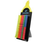 Marcador fluor schneider job surtido expositor de 150 (50x amarillo, 3
