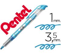 Marcador fluorescente azul Pentel Sl12