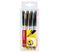 Marcador fluorescente de tinta líquida STABILO NAVIGATOR - Estuche con 4 colores