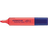 Marcador Fluorescente EN Color Rojo Topstar DE LA Marca STAEDTLER DE TAMAÑO Bolsillo 11 CM