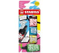 STABILO Rotulador fluorescente BOSS MINI by Snooze One Estuche 5 unidades colores surtidos
