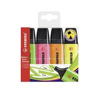 Marcador fluorescente STABILO BOSS ORIGINAL - Estuche con 4 colores