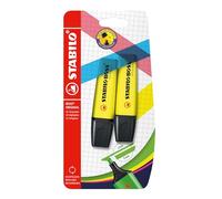 Marcador fluorescente STABILO BOSS ORIGINAL - Pack con 2 unidades - Color amarillo