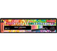 STABILO BOSS ORIGINAL marcador 23 pieza(s) Punta de cincel Multicolor