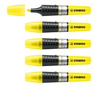 Marcador fluorescente STABILO LUMINATOR - Caja con 5 unidades color amarillo