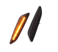 Marcador Lateral Coche Compatible Con Lancia Para Ypsilon Tipo 312 2011-2014 2015 2016 2017 2018 2019 2020 Luces De Giro Laterales Delanteras 60686516(Smoked Lens)