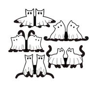 Marcador Magnético, 10 Piezas de Accesorios para Lectura con Lindo Gato, Marcapáginas de Gato para Leer, Niños, Maestros, Lectores, Cristianos, Escuela en Casa, Aula, de