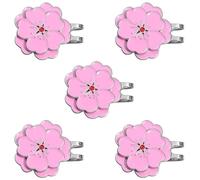 Marcador magnético para pelotas de golf con clip para sombrero, marcador de golf, juego de clips magnéticos para sombrero, bolsa de pelota en forma de flor, marcador de golf profesional y accesorios