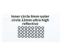 Marcador para escaneo 3D, Puntos de marcado del escáner 3D Punto de indicador de identificación de etiqueta Dot Dotes de posicionamiento de marcadores de reflexión difusos(10)