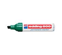 Marcador permanente Edding 500 Punta de Cincel Verde