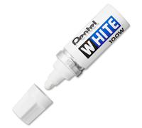 Pentel Blanco 100W Multiuso Permanente Rotulador - Paquete De 3