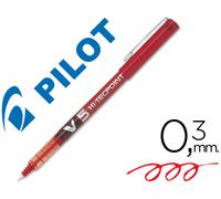 Marcador Piloto Punta Fina V-5 Rojo 0.5 mm