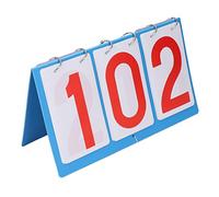 Marcador Plegable de Mesa Multifuncional Fácil de Leer para Deportes de Voleibol y Baloncesto, Mano de Obra Clara