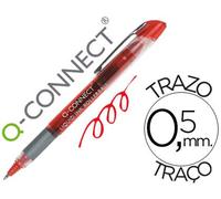 Rotulador q-connect roller ball rojo 0,5 mm