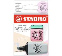 Marcador STABILO BOSS MINI Pastellove Edition 2.0 - Estuche con 3 colores