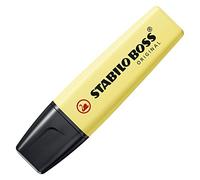 Marcador STABILO BOSS ORIGINAL pastel - 1 inidad color amarillo cremoso