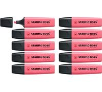 Marcador STABILO BOSS ORIGINAL Pastel - Caja con 10 unidades color rosa cerezo en flor