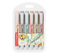 STABILO Marcador Swing Cool NatureCOLORS - Estuche con 6 colores