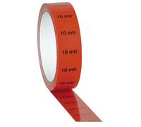 Marcador Tape 25 mm 33 MTR 10 Mtr Red