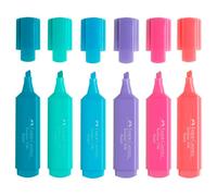Marcador textliner faber-castell Turquesa pastel