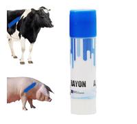 Marcador veterinario - Crayones para marcar animales - Crayón para marcar ganado - Accesorios para marcar ganadería - Crayón marcador fácil de transportar para granja