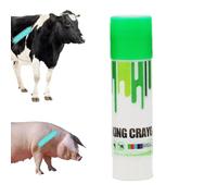 Marcador veterinario - Crayones para marcar animales - Crayón para marcar ganado - Accesorios para marcar ganadería - Crayón marcador fácil de transportar para granja