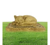 Marcadores conmemorativos para tumbas de mascotas, resistentes al agua, bonitos marcadores para tumbas de mascotas, de resina, para exteriores, patio, césped