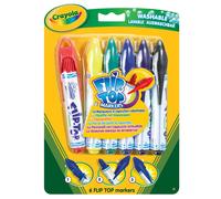 Marcadores Crayola Con Tapa (Paquete De 6)