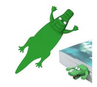 Marcadores De Animales - 3D Shark Crocodile En Forma De Marcadores De Lectura Divertidos, Regalo De Navidad De Dibujos Animados Para Estudiantes Adolescentes Para Niñas Ayuda Para Leer