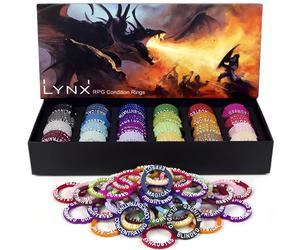 Marcadores de Condición p/Miniaturas rol - 96 Condition Rings/Anillos con 24 Efectos de Estado y Hechizos. DND Tokens p/Figuras RPG, Dungeons and Dragons, Dragones y Mazmorras Regalo Accesorios D&D
