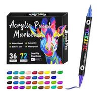 MARCADORES DE DOBLE PUNTA, MARCADORES DE DOBLE EXTREMIDAD - Da rienda suelta a tu creatividad con el innovador diseño de doble punta de este juego hábilmente fabricado, Art Pen Set x Rotuladores para