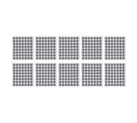 Marcadores de escaneo 3D 6 mm OD 3 mm ID Reflexión difusa reflectante Seguimiento óptico Marcadores de puntos Marcadores de escáner 3D Marcador de puntos para medición de escáner