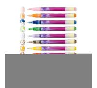 Marcadores De Esmalte - Juego De 12 Lápices De Pintura Impermeable | Rotulador Temporal para Piel - Para Mujeres Niñas Principiantes Uso En Casa Viaje Fotos Boda Vacaciones