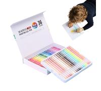 Marcadores de gel Vivid: bolígrafos de tela retráctiles, punta fina de 1,0 mm para colorear con precisión, juego de pintura versátil, flujo de tinta suave para el hogar, la escuela, diarios, bocetos,