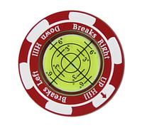 Marcadores de Golf para Putting Green,Marcador Verde de Pelota de Golf | Marcador Profesional de Pelotas de Lectura para Putt de de aleación de Zinc | Ayuda de Lectura Verde de Alta precisión, he
