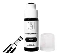 Marcadores de graffiti - Marcador acrílico a base de agua de 18 mm, tinta permanente | Marcador de fregona de 60 ml, resistente al agua a la fundición, suministros de graffiti para todas las