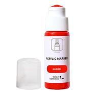 Marcadores de grafiti - Rotulador acrílico de 18 mm Rotulador acrílico a base de agua con punta de 18 mm | Marcador de grafiti permanente de 60 ml, resistente al agua y a la decoloración, suministros