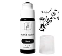 Marcadores de grafiti - Rotulador acrílico de 18 mm Rotulador acrílico a base de agua con punta de 18 mm | Marcador de grafiti permanente de 60 ml, resistente al agua y a la decoloración, suministros