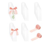 Marcadores de lectura en blanco 100 piezas - Marcadores transparentes con 2, rollos incluidos cintas para, Lector, Biblioteca escolar | Multiusos al aire libre utilidad para exteriores ligero