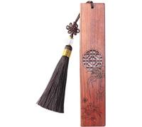 Marcadores de Libros de Lectura Rectangulares de Madera - Marcapáginas Naturales - Regalos para Estudiantes y Maestros