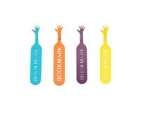 Marcadores de libros divertidos ""Help Me"" de Yueton, bloc de notas, papeler a, marcap ginas novedoso, paquete de 4