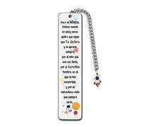 Marcadores de Libros para Nieto Marcapáginas de Libro Regalos de Graduación Inspirador Ir a la Universidad Ánimo Cumpleaños Navidad Mayoría de Edad Mejores Deseos Niños Recuerdos de la abuela Abuela